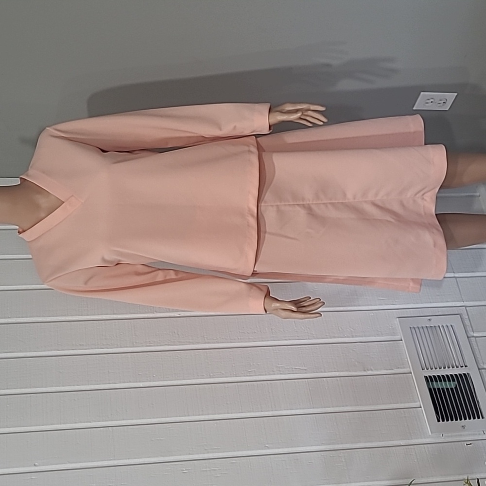 Vintage Peach Skirt Set